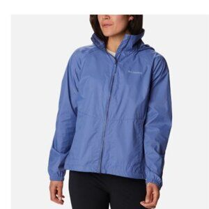 COLUMBIA WOMENS PURPLE WATERPROOF Breathable Omni Tech JACKET Size XS